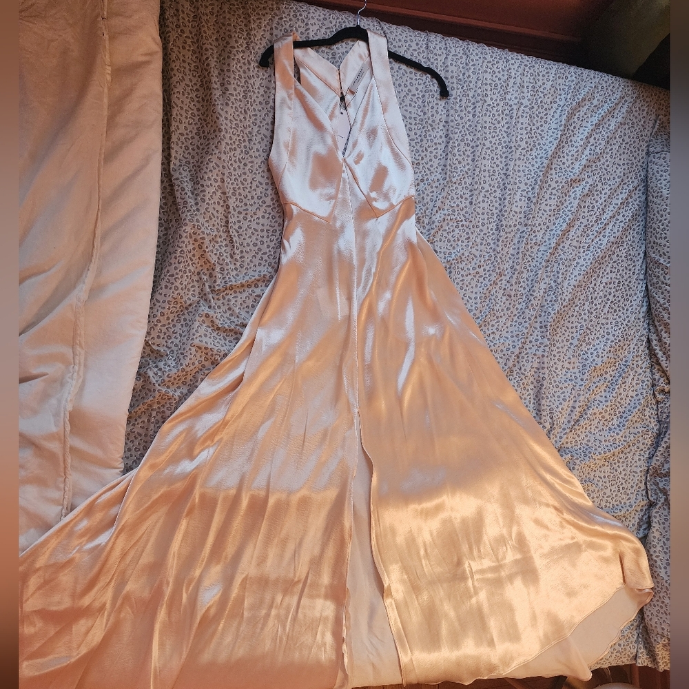 NWT Philosophy Di Lorenzo Serafini Satin Dress/Gown